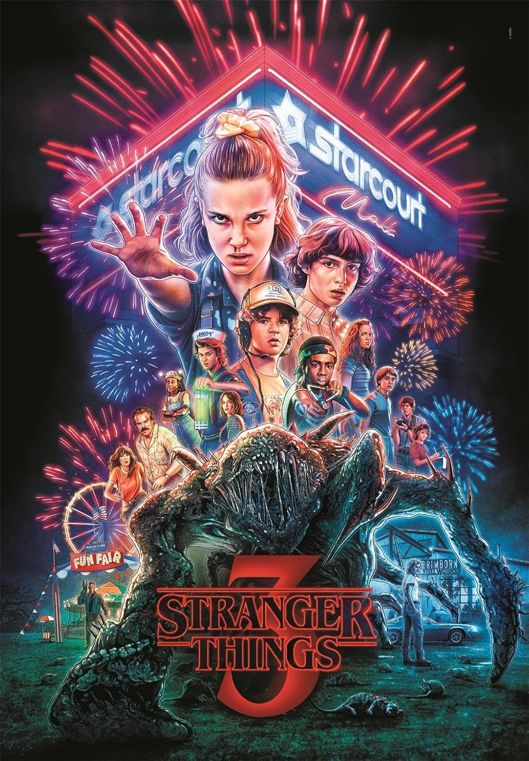 Puzzle Stranger Things Temporada 3 – 1000 piezas