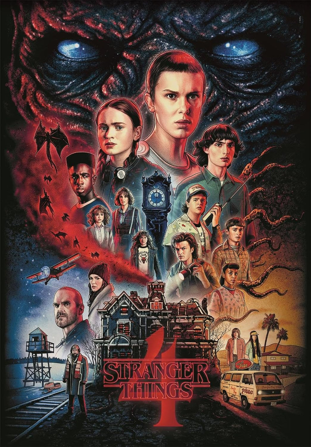 Puzzle Stranger Things Temporada 4 – 1000 piezas