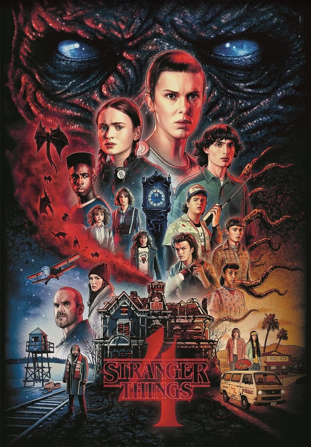 Puzzle Stranger Things Temporada 4 – 1000 piezas
